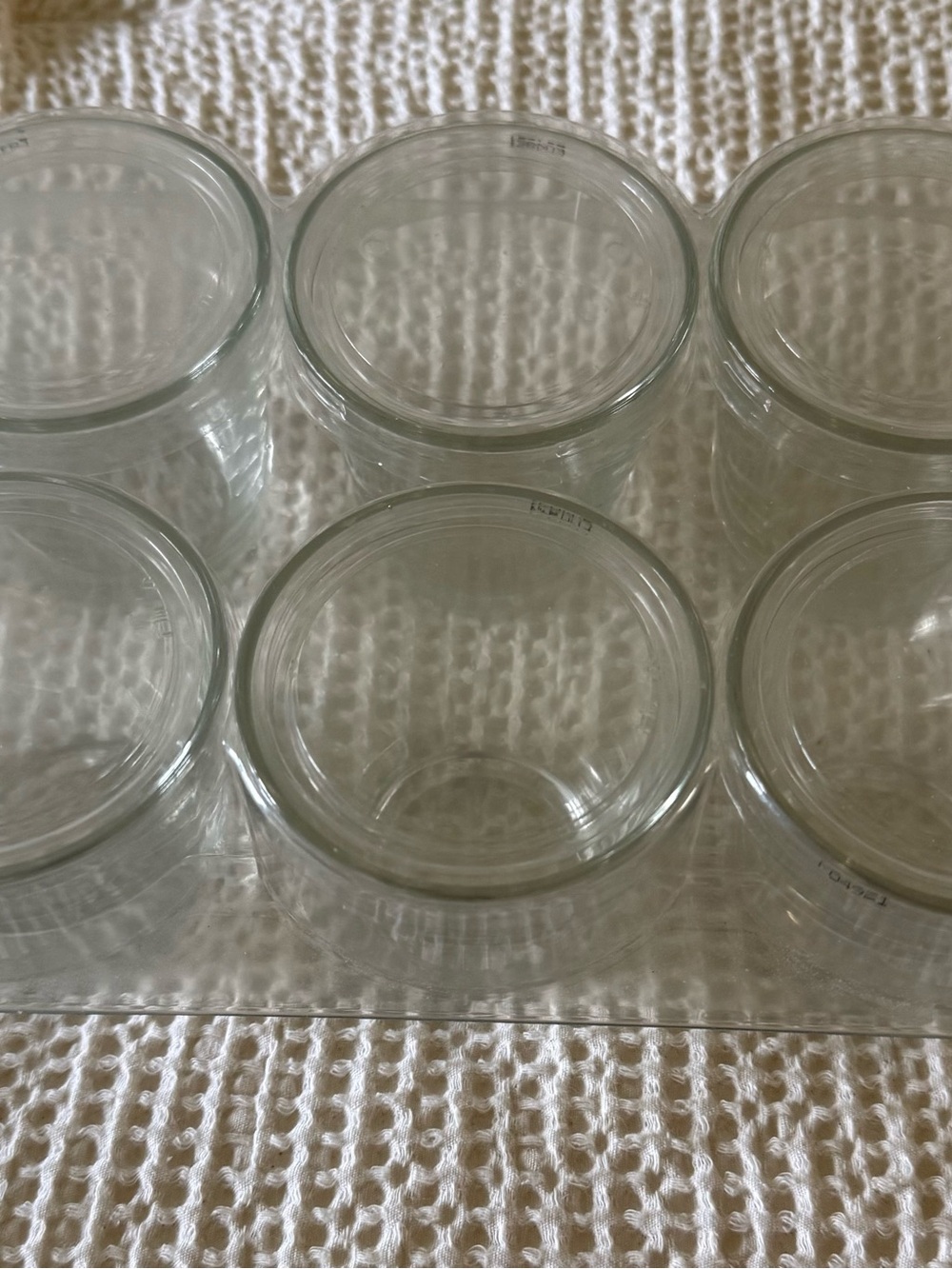 Vintage Glass Dessert cups - Set of 6